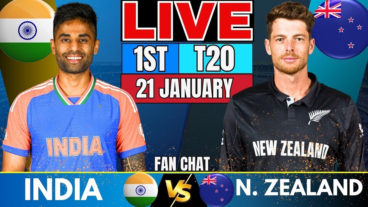 🔴IND vs NZ 1st T20 LIVE Today, Hindi Commentary • Live Cricket Score Updates | India vs New Zealand