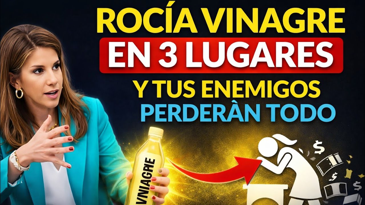 🔥 Rocía Vinagre en 3 Lugares y Tus Enemigos Empezarán a Perder Todo | Ritual Poderoso