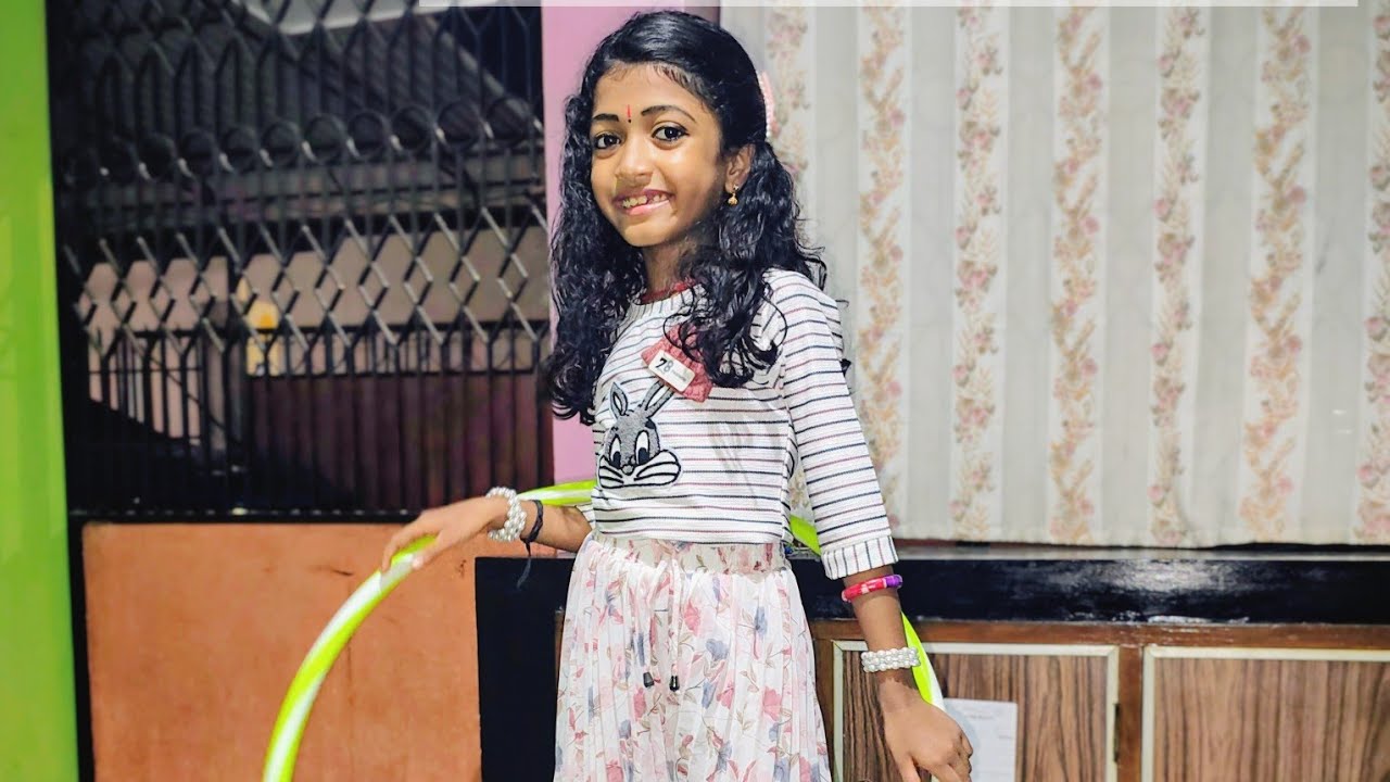 First Hula Hoop Dance – Tiny Dancer Giving It a Spin! 🌀💖 