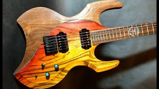 Custom Guitar Build - The Chimera - Hybrid Body w/Stain