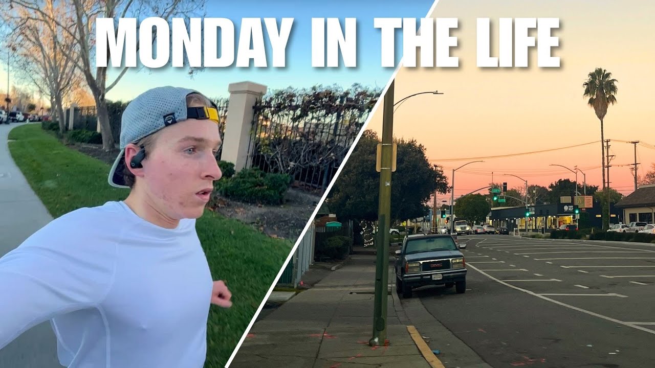 Monday in the Life of a College Student Training for a Marathon