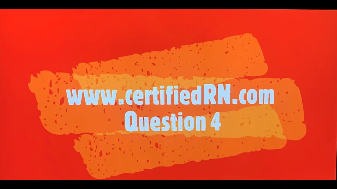 CCRN PCCN Review Question #4: Dilated Cardiomyopathy - YouTube