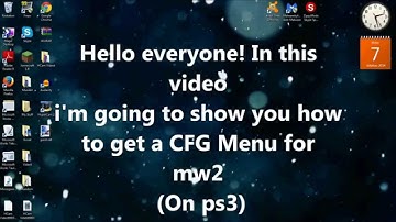 MW2/CFG | How To Install & Use CFG Mod Menu | No Jailbreak Needed | 2014