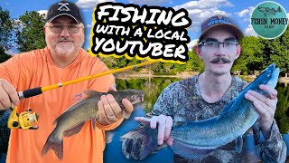 Fishing for Catfish at Tingley Beach with Local YouTuber | Albuquerque, New Mexico @CatfishCameron 