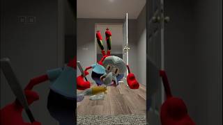 SQUIDWARD TRIED TO ATTACK MR KRABS GONE WRONG! #youtubeshorts #comedy #spongebob #gmod