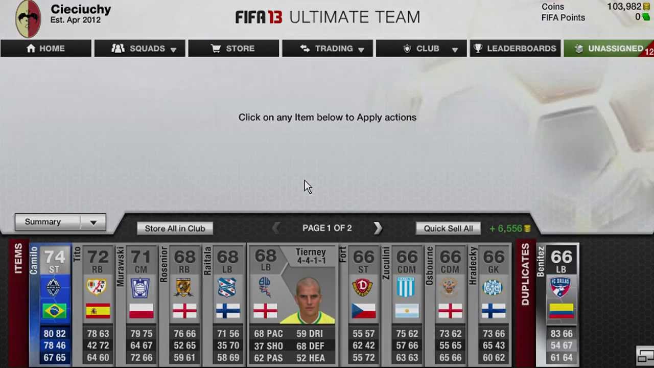 Fifa 13 Ultimate Team / Pack Opening / TOTS CAMILO