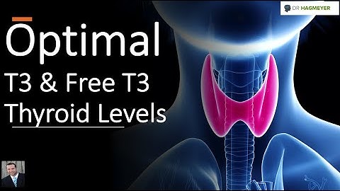 Optimal and Best T3 and Free T3 levels (Functional Thyroid Levels)