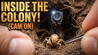 WE STRAPPED A CAMERA TO A BUG! (Scientific Experiment)
