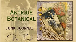 SOLD- Antique Junk Journal - Flip through by Hyperstamper