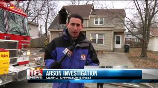 Arson Investigation Underway After Fire Breaks Out At Lexington Duplex