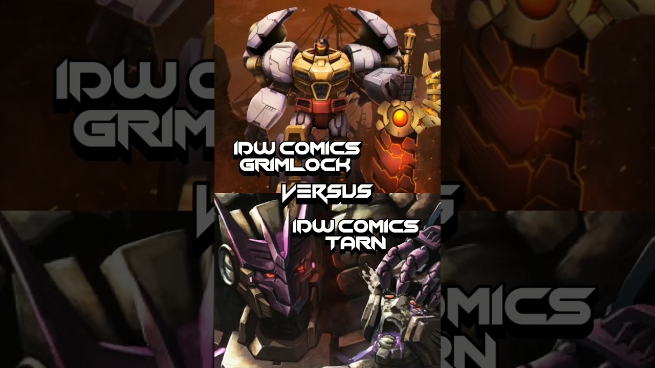 Grimlock vs Tarn Idw comics 