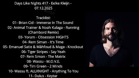 Days Like Nights 417 - Eelke Kleijn - 07.12.2025