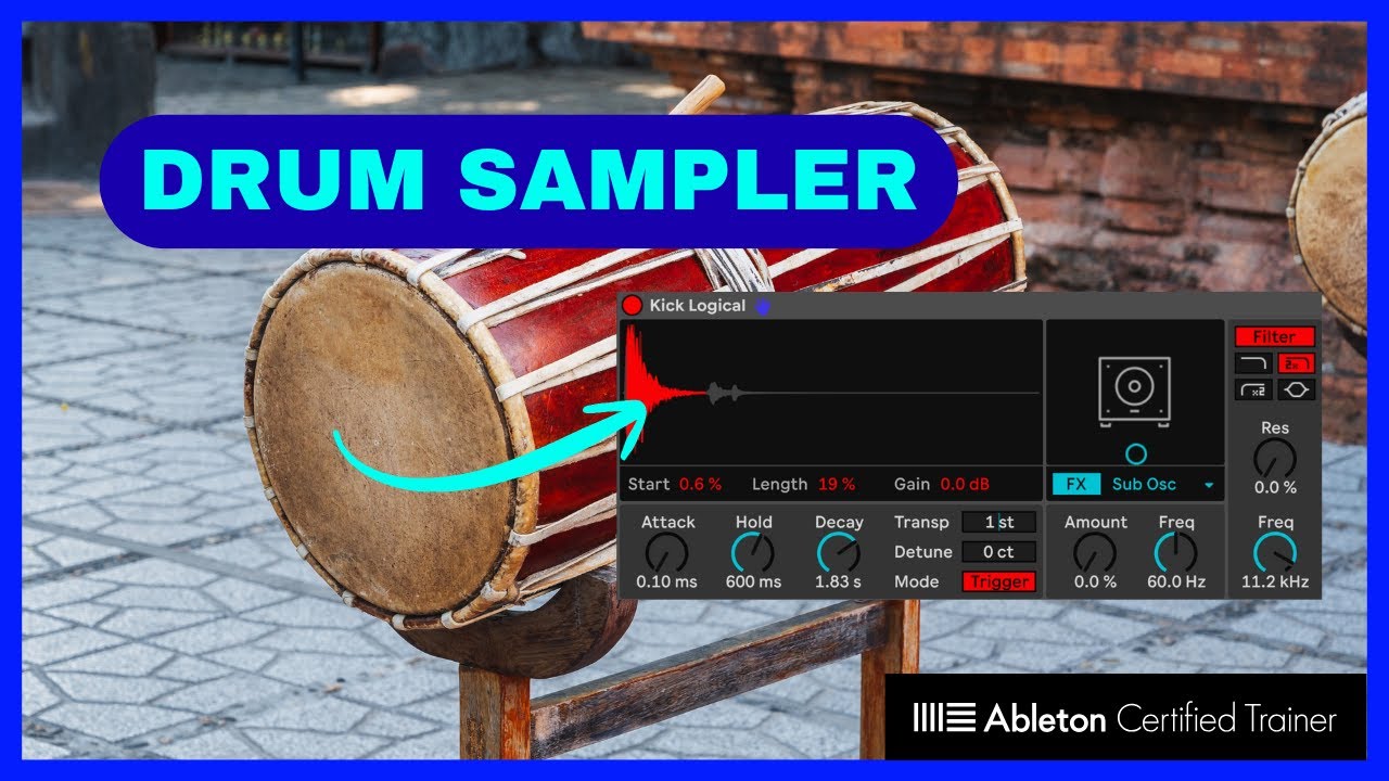 Ableton Live 12 : Concevoir un kit de batterie avec Drum Sampler