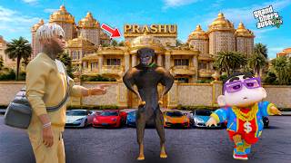 GTA V: Shinchan &amp; Franklin's Greatest Mission The Rescue of Human Chop #prashugamer #shinchan