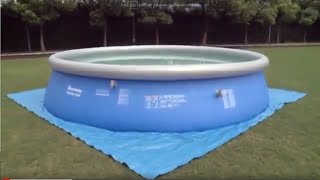 Guía instalación piscina Set Bestway - YouTube