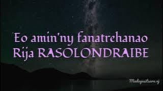 Eo amin'ny fanatrehanao  Rija RASOLONDRAIBE karaoke (instrumental)