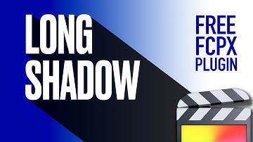 Free XEffects Long Shadow Title Plugin for Final Cut Pro FCPX