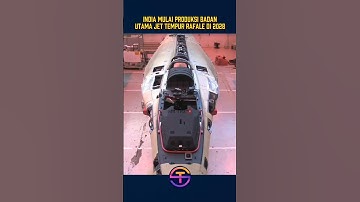 India Mulai Produksi Badan Utama Jet Tempur Rafale di 2028 #jettempurrafale