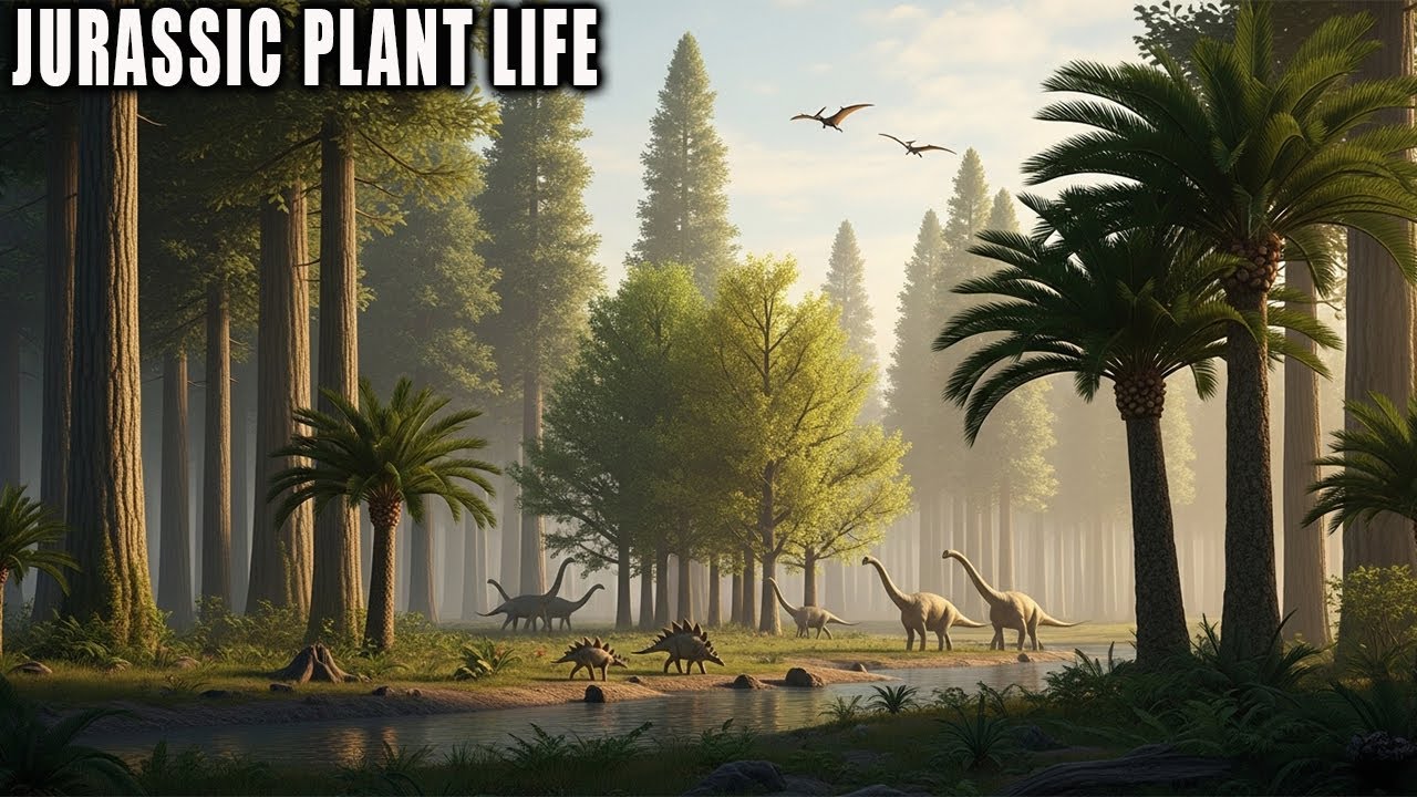 All About Jurassic Plant Life: Conifers, Ginkgo, Cycads and Seasons  | Documentary for Sleep