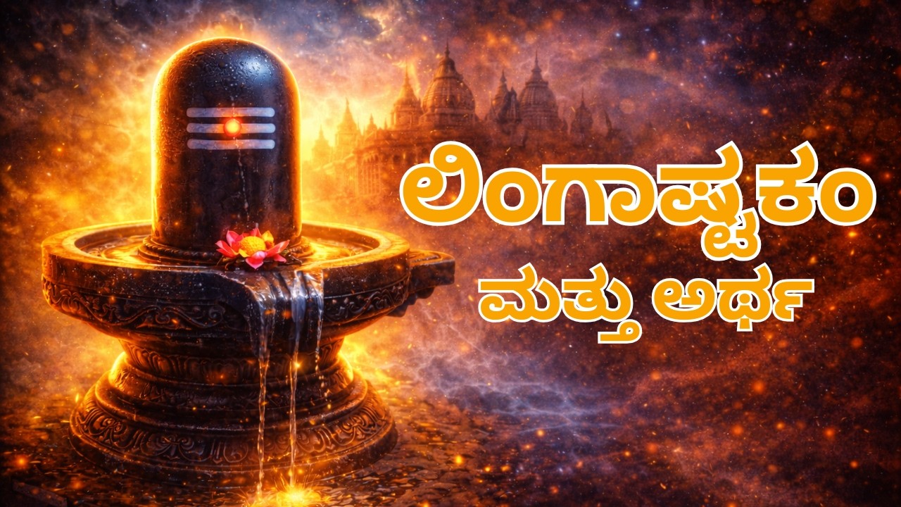 ಲಿಂಗಾಷ್ಟಕಂ ಮತ್ತು ಅರ್ಥ | Lingashtakam Meaning in Kannada | ಶಿವ ಸ್ತೋತ್ರ