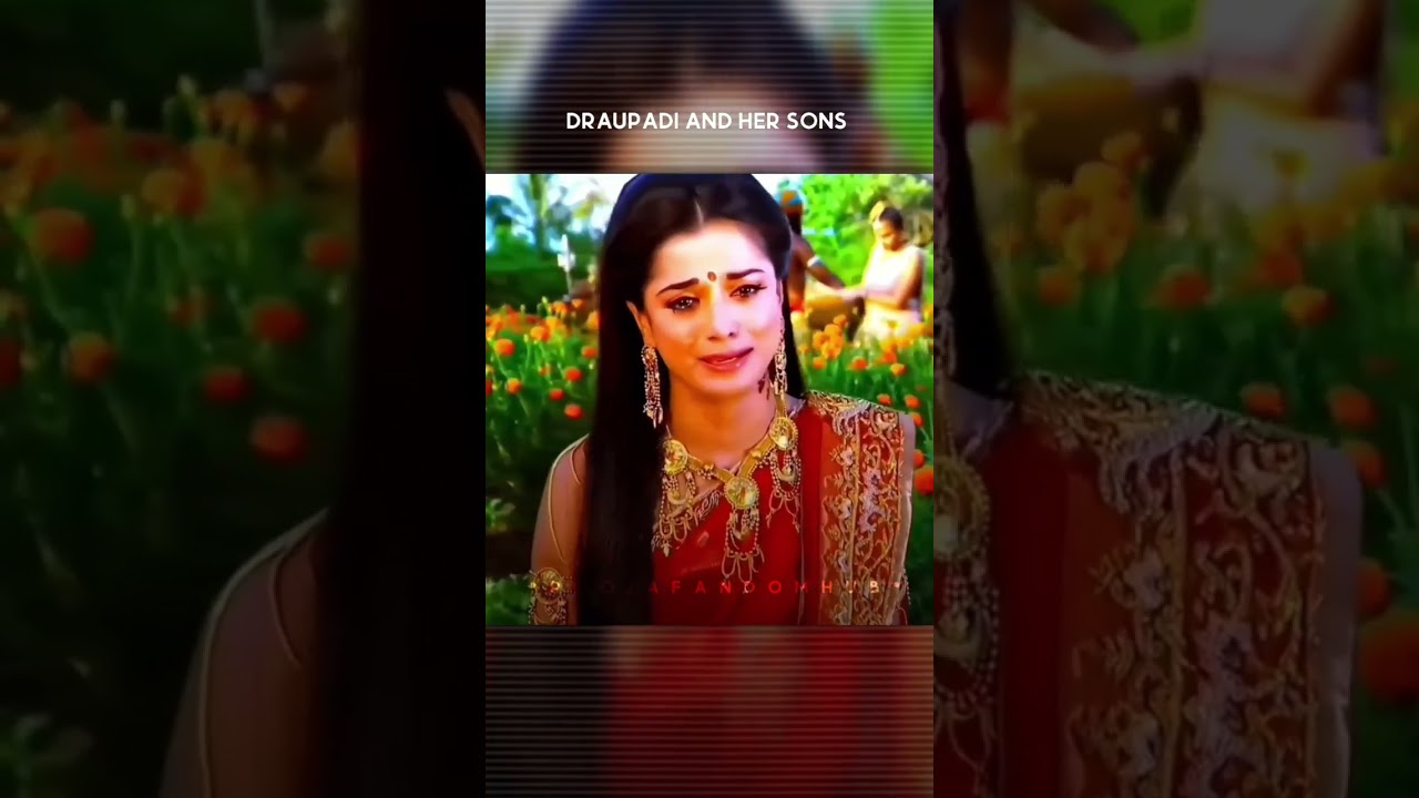 DRAUPADI WITH HER SONS UPPANDAVS EMOTIONAL SCENES PANDAV AND UPPANDAVS MAHABHARATA STAR POOJA SHARMA