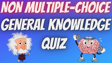 General Knowledge Quiz - Non-Multiple Choice  - Pub Quiz Trivia - 25 Questions -10 Seconds to Answer