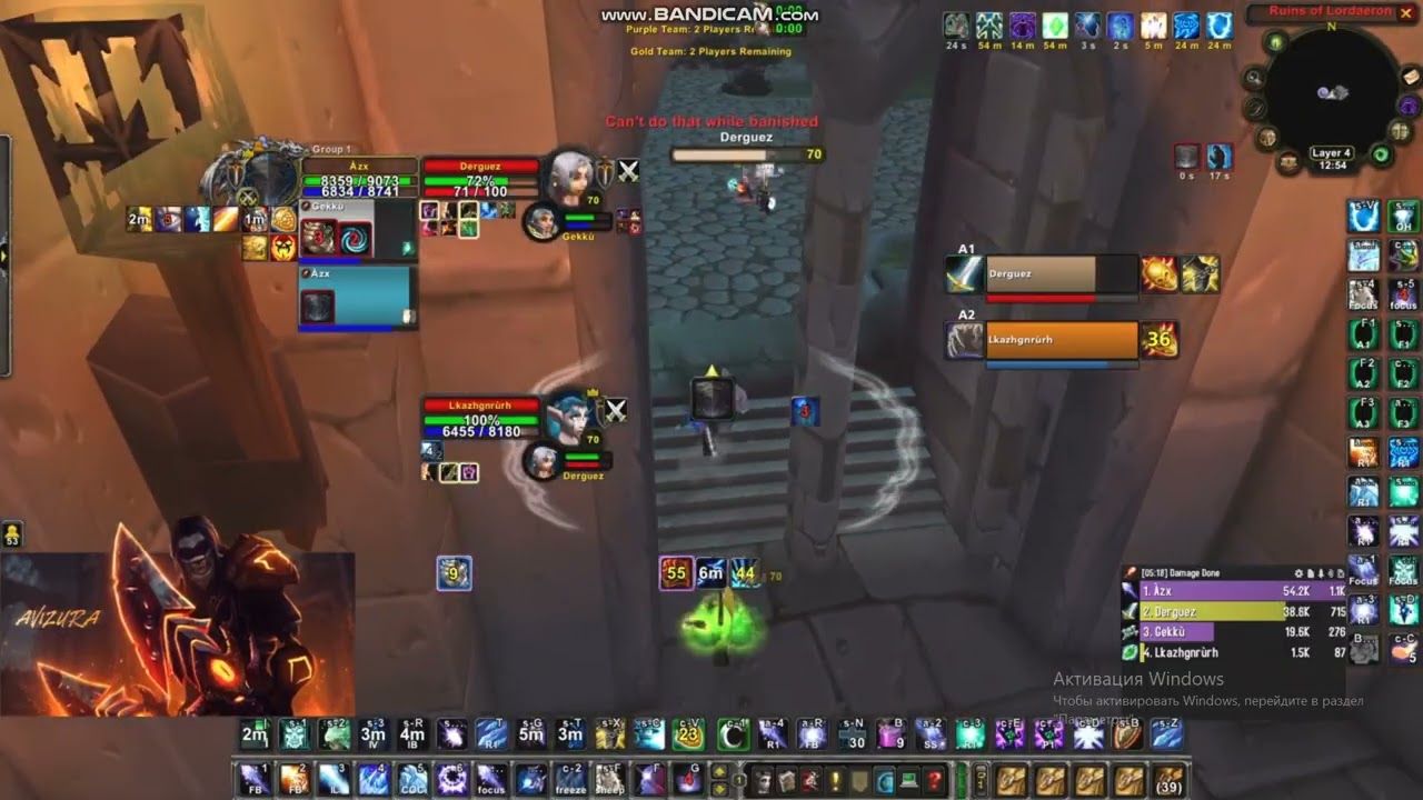 2s БК Маг+Дц vs Рдру+Воин - Топ 10