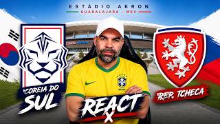 REACT DA COPA - CORÉIA DO SUL  X REPÚBLICA TCHECA | GRUPO A