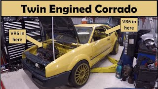Twin Engined Corrado - Engines are in !!!