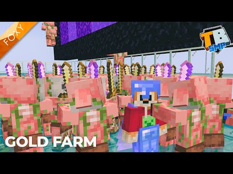 Thumbnail For SIMPLE GOLD FARM - Minecraft Truly Bedrock