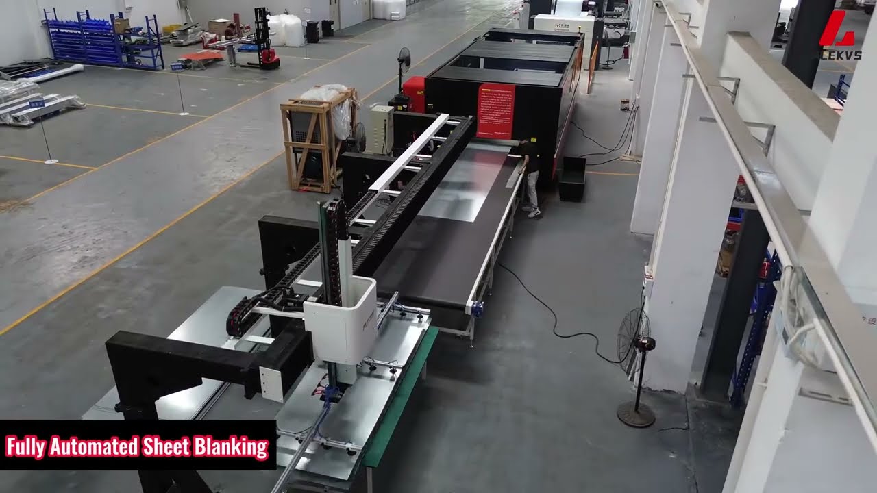 Coil Fed Laser Blanking Line for Sheet Metal 