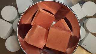 Short, Soft, White Homemades Plus Pink Corn Starch Reforms | Gym Chalk | ASMR screenshot 4