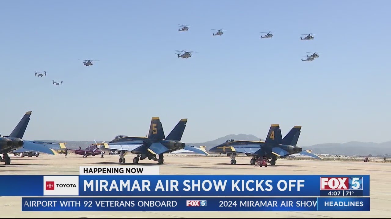 Miramar Air Show featuring Blue Angels kicks off