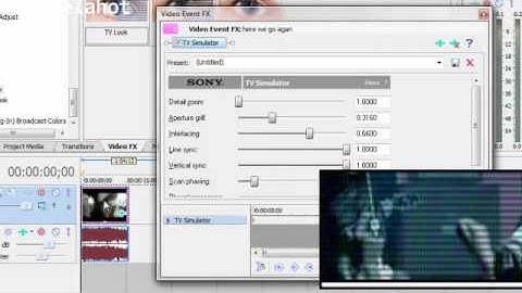 Sony Vegas Tutorial | TV Simulator Effect #1