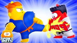 Funny Video Game Match Comedy Cartoon For Children