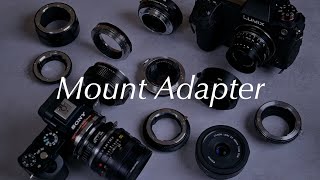 ELMAR 90mmf4canon50mmF1.8 オールドレンズアダプター付き ELMAR