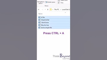 Windows Trick #3 - Rename Multiple Files together (F2) | #thinkbeyondlearning #shorts