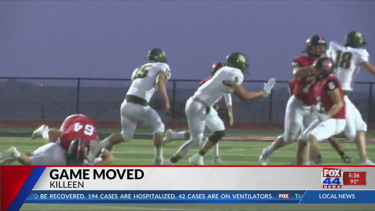 Harker Heights High School game reset for tonight YouTube