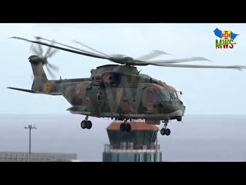 AGUSTA WESTLAND AW101 AN UNSUAL MANEUVER