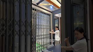 The Ultimate Shield Space Saving Folding Security Door for Luxury Homes