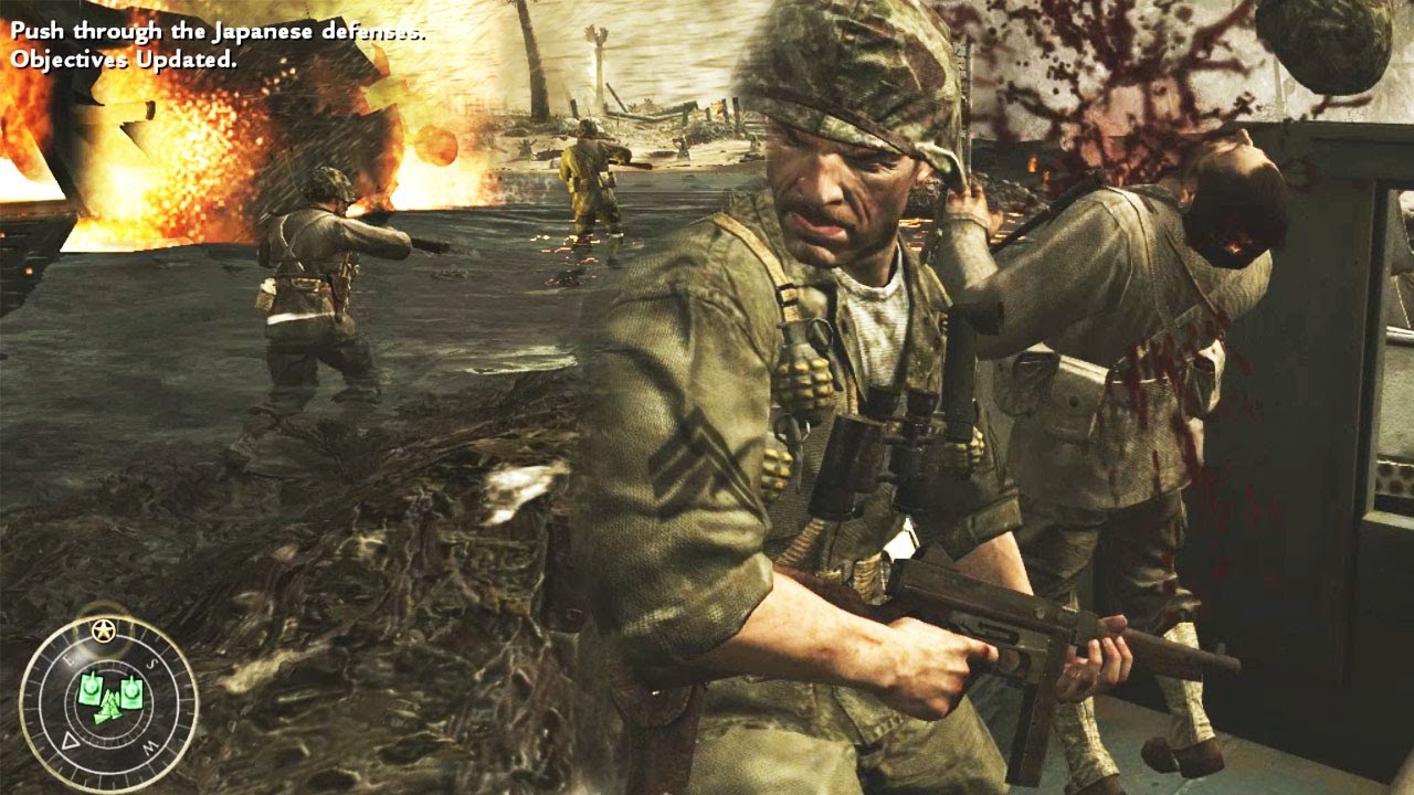 Call of Duty World at War Gameplay | Mission : Little Resistance | Part 1