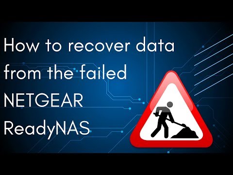 How to recover data from the failed NETGEAR ReadyNAS