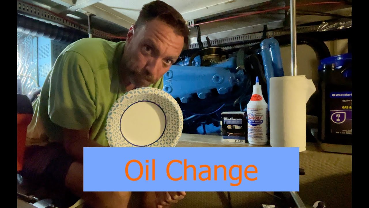 How to Change the Oil on an Inboard Boat - YouTube