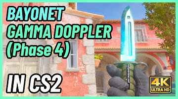 ★ CS2 Bayonet Gamma Doppler (Phase 4) | CS2 Knife In-Game Showcase [4K]