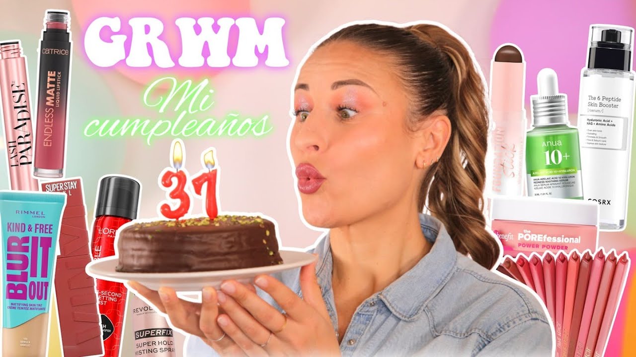 GRWM PARA MI CUMPLE: Arréglate conmigo para mis 37 años con productos nuevos GRACIAS AL BLACK FRIDAY