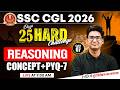 SSC CGL Reasoning Classes 2026 | SSC CGL Reasoning Concept and PYQs - 07 | Reasoning by Jitin Sir