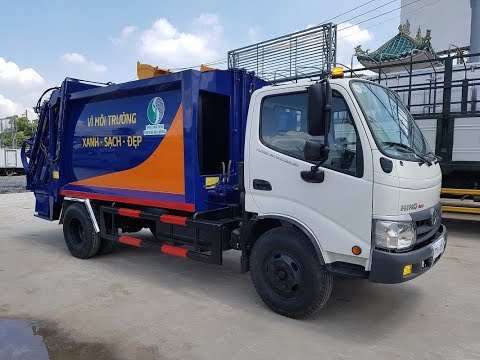 Video Đánh Giá Xe Ép Rác Hino 6 Khối - Hướng Dẫn Vận Hành... - youtube