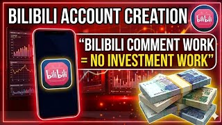How to create a Bilibili account? | Bilibili App Comment Work Details | Online Earning in Pakistan