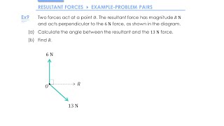 Resolving Forces » Example-Problem Pair 9 (A-Level Maths)