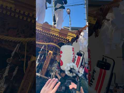 R8.1.3 流町×市町 大阪手打ち 杭全神社・三十歩神社 注連縄上げ